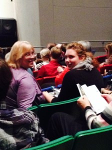 Zoe and Deb Hike at the Des Moines Symphony concert